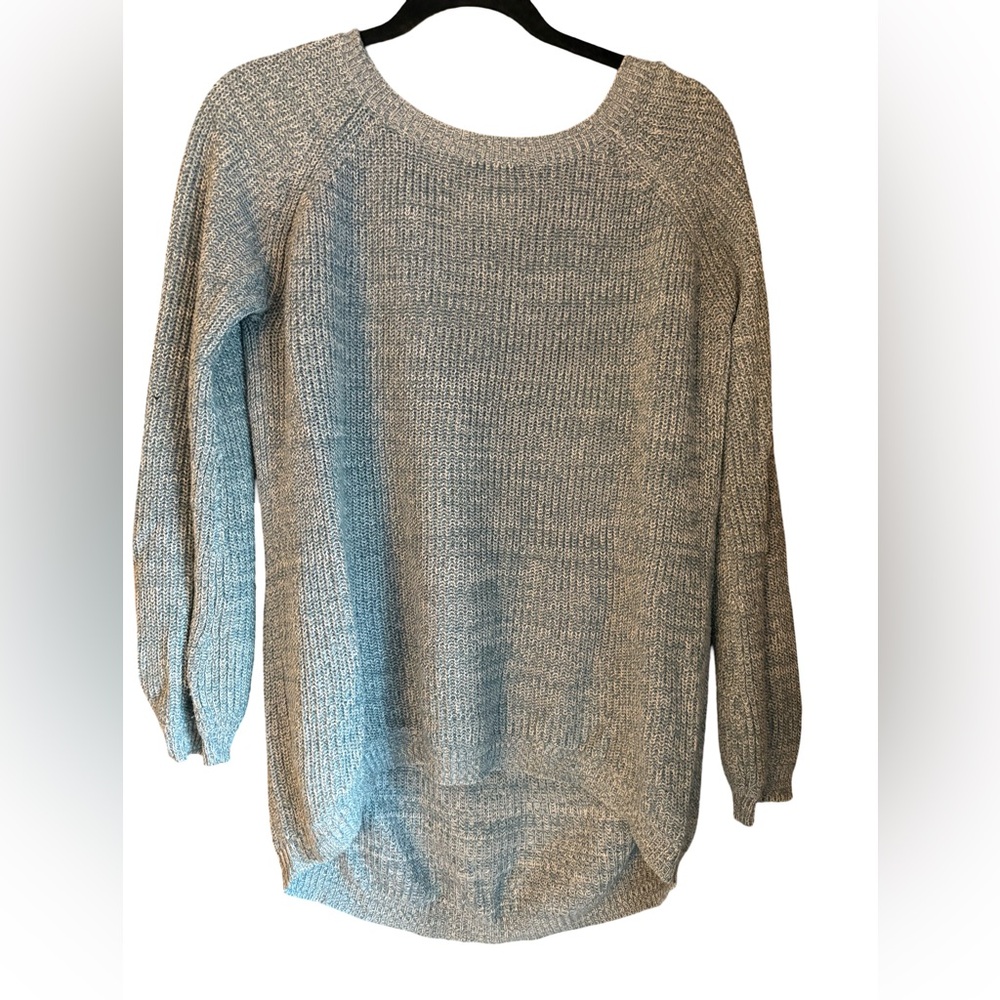Lulu's Light Blue Crew Neck Sweater